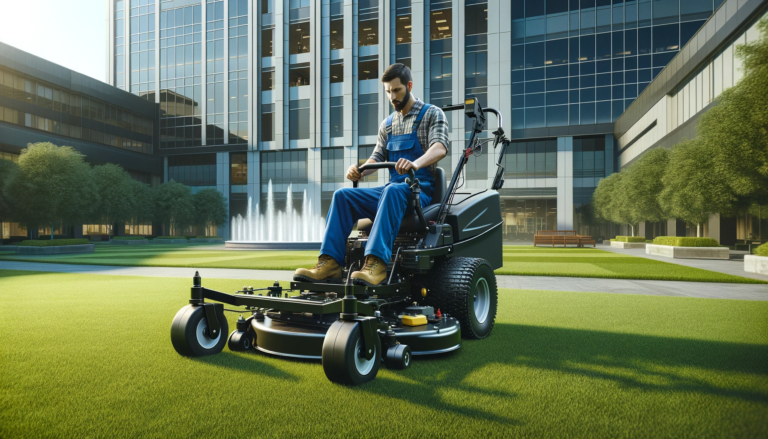 commercial lawn mowing